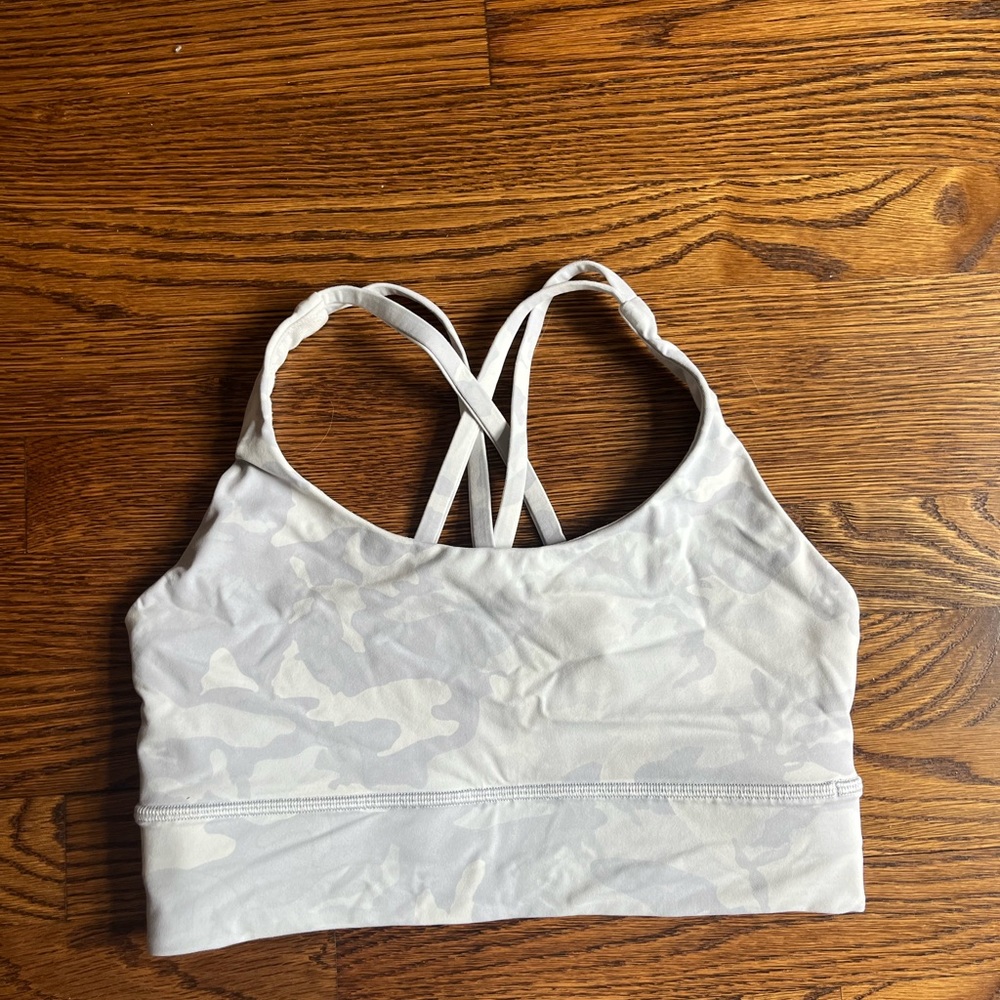 Lululemon camo sports bra